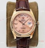 DR Factory Rolex Day date Rose Gold 36mm Copy Watch Swiss 2836 Movement_th.jpg